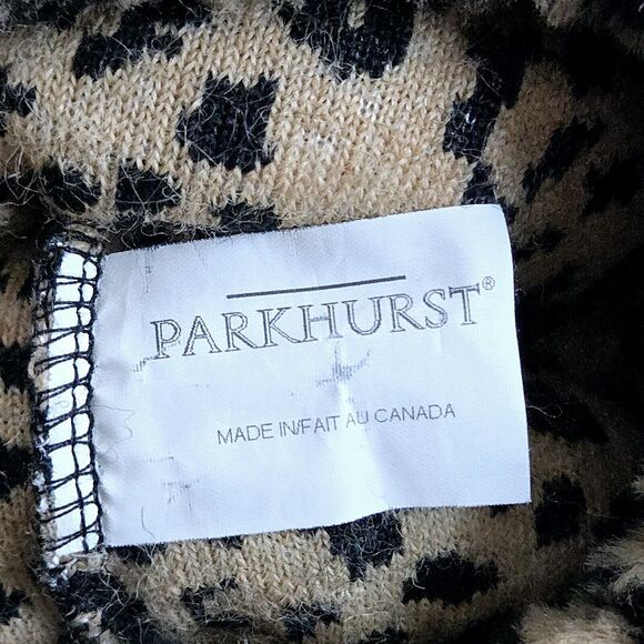 Vintage Hand Warmer Muffs Set Of Two Faux Fur Leopard Print Classic Midcentury - Picture 4 of 10